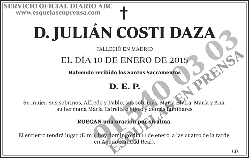 Julián Costi Daza